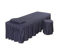 Copri Lettino Da Massaggio Lenzuolo For Salone Di Bellezza, Materasso Trapuntato Spesso, Copriletto For Gonna Da Letto, Breve, Con Foro For Il Viso(2,190cm x 70cm)