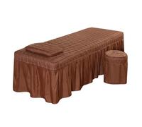 Copri Lettino Da Massaggio Lenzuolo For Salone Di Bellezza, Materasso Trapuntato Spesso, Copriletto For Gonna Da Letto, Breve, Con Foro For Il Viso(5,180cm x 60cm)