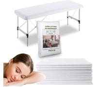 Copri Lettino Da Massaggio Regolabile - 80X210 CM - Pack 20 - Lenzuola Usa E Get