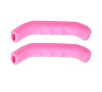 Copri Leva Freno Bici Design Slip-on Ammortizzante Impugnatura Ergonomica in Silicone Resistente e Antiscivolo Coppia di Manicotti per Maniglia Freno Comodi per la Guida Lunga (Rosato intenso)