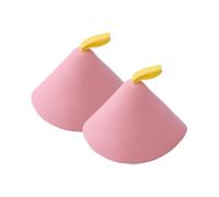 Copri manico in silicone resistente al calore triangolare, copertura per coperchio casseruola, 2 pezzi, guanto protettivo per le mani, per pentole anti scottatura, barbecue, cucina e barbecue