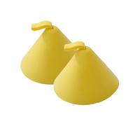 Copri manico in silicone resistente al calore, triangolare, per pentole calde, guanto da forno, guanto protettivo per le mani, 2 pezzi per coperchio, anti scottatura, barbecue, pentole, cucina, sala