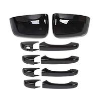 Copri Maniglia Compatibile Con Ram Per C/V 2012 2013 2014 2015 Ricambi Auto Copertura Specchietto Retrovisore Laterale Con Maniglia Della Porta Copertura Maniglia Guscio(Kit none smart black)