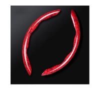 Copri-maniglia Decorativo Per Auto Metà Set Antiscivolo Universale Coprivolante Automatico Protettivo Auto Copertura Volante(2PCS Red)
