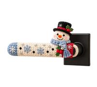 Copri maniglia per porta di Natale, protezione calda per feste e feste | Coperture per maniglie della porta per la casa per camera da letto soggiorno armadio vanità bagno armadio comò C