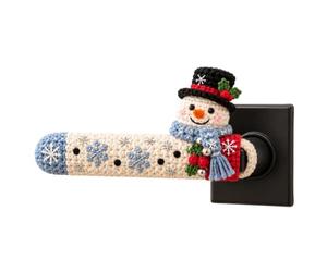 Copri maniglia per porta di Natale, protezione calda per feste e feste | Coperture per maniglie della porta per la casa per camera da letto soggiorno armadio vanità bagno armadio comò C