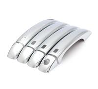 Copri Maniglia Per Porta Esterna Compatibile Con Per A1 2010 2011 2012 2013 2014 2015 2016 2017 Auto Lucido Nero Cromato Maniglia Della Porta Copertura Adesivo Parti Stile(Silver handle)