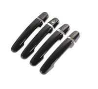 Copri Maniglia Per Porta Esterna Compatibile Con Toyota Per Ractis 2005 2006 2007 2008 2009 2010 Auto Lucido Nero Cromato Maniglia Della Porta Copertura Adesivi Styling Parti(Black 1 hole)