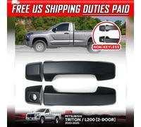 Copri maniglia per porta SENZA CHIAVE nero per Mitsubishi Triton L200...