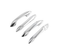 Copri Maniglia Per Portiera Auto Compatibile Con Hyundai Per Tucson 2022 2023 Modanatura Maniglia Esterna Della Portiera Fibra Carbonio Cromata Parti Decorative(Silver)