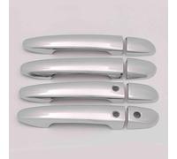 Copri Maniglia per portiera Compatibile Con Mazda 6 Per Atenza 2014 2015 2016 2017 2018 2019 2020 2021 2022 Copertura Maniglia Della Portiera Fibra Cromata Lucida Nera(Silver 1K 2B)