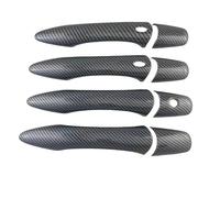 Copri Maniglia per portiera Compatibile Con Nissan Per Patrol Per Armada Per Tule 2017 2018 2019 2020 2024 Adesivi Maniglie Laterali Delle Portiere Carbonio Nero Lucido Auto(Carbon 2Smart)