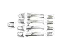 Copri Maniglia Porta Compatibile Con Toyota Per Previa 1998 1999 2000 2001 2002 2003 2004 2005 Gloss Carbon Car Maniglia Porta Ciotola Coperture Trim Pasta Style(Silver)