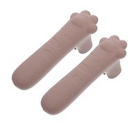 Copri Maniglia Porta in Silicone Marrone 2 Pezzi Rotondi | Maniglia e Pomello, Uso Domestico, Protezione Antiurto e Antistatica, Riduce Rumore e Tutela la Parete