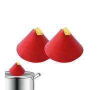 Copri maniglie per pentole e padelle in silicone triangolare, copertura per coperchio casseruola, guanto anti scottatura, 2 pezzi per pentole e coperchi per pentole protezione mani cucina pranzo