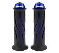 Copri manopole 22-24mm per moto/scooter in alluminio, blu 1 coppia