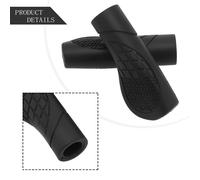 Copri Manubrio Bici Nero Progettato Ergonomico Antiscivolo Ammortizzatore
