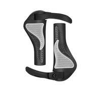 Copri manubrio con impugnatura ergonomica for bicicletta MTB Mountain Cycling Estremità manubrio antiscivolo Adatto for accessori bici da 2,22 cm (Color : Black)