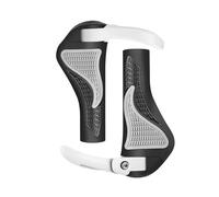 Copri manubrio con impugnatura ergonomica for bicicletta MTB Mountain Cycling Estremità manubrio antiscivolo Adatto for accessori bici da 2,22 cm (Color : WHITE)