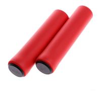 Copri manubrio in morbida schiuma di silicone compatibile con diversi tipi di bici, tra cui pieghevoli e modelli (rosso)