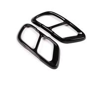 Copri marmitta Trim AUTO 1 Paio 2 Pezzi Di Adesivi Per Tubi Di Scarico Per Auto, Accessori Per Coperture Di Marmitte Compatibile Con X5 G05 2019 2020 2021 2022 2023 2024(Black)