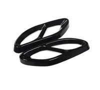 Copri Marmitte Per Tubi Di Scarico Accessori Esterni Per Terminali Di Scarico Per Auto Per Mercedes Benz Per GLC C Classe E C207 Coupé 2014-2017 W212 W213 W205 X253 C180 C200(Black)