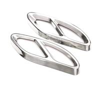 Copri Marmitte Per Tubi Di Scarico Per Mercedes Benz Per GLC C Classe E C207 Coupé 2014-2017 Per W212 W213 W205 X253 C180 C200 Copertura Del Tubo Di Scarico In Argento Nero(Silver)