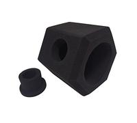 Copri Microfono in Spugna Nero per Studio e Dirette Streaming | Riduzione del Vento e Rumori di Fondo, Adatto a Condensatori e Microfoni da Studio, per Broadcaster