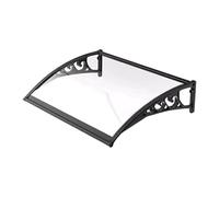 Copri Motore Condizionatore Esterno, Telo Copri Condizionatore Esterno, Staffe in Plastica e Acciaio, Lastre solide in PC, Antipioggia(80x60cm/31.5x23.6in)