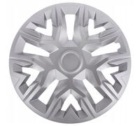 Copri-mozzi 16'' The Best universali 4 pezzi argento alta qualità