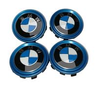 Copri-mozzo originale BMW con anello blu (4 pezzi)