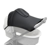 Copri Ombrellone per Carrozzina Grigio cotone - Ombrellino per Passeggino | Parasole antipioggia con protezione UV, per passeggino antipioggia, Copertura per passeggino pieghevole per protez