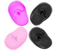 Copri Orecchie per Tinta Chioma in Silicone 4 Pezzi | Protezione Auricolare per Lavoro e Colorazione, Unisex per Donna e Uomo, Accessori per Parrucchiera