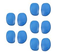 Copri Orecchie per Tintura Chioma Blu 10 Pezzi, in Plastica | Uso Personale e Professionale, Portatile e Pulito, per Colorazione, Confezione Pratica, Accessorio Leggero