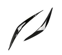 Copri Palpebre Per Fari Anteriori Auto Adesivi Neri Lucidi 2 Pezzi Per Serie 1 F20 F21 118i 120i 2015 2016 2017 2018 2019 POMPOMPUR(Glossy Black)