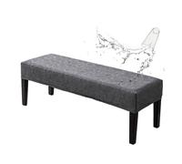 Copri panca da pranzo impermeabile, fodera per panca rimovibile, copricuscini rettangolari per panca, per sala da pranzo, soggiorno, camera da letto, cucina(Dark Gray)