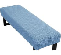 Copri Panca Elastico Antiscivolo per Sala da Pranzo, Fodera per Panca Jacquard Coprente, Copertura per banco Resistente a Macchie e peli di Animali, Rivestimento per Panca da Cucina(E)