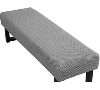 Copri Panca Elastico Antiscivolo per Sala da Pranzo, Fodera per Panca Jacquard Coprente, Copertura per banco Resistente a Macchie e peli di Animali, Rivestimento per Panca da Cucina(L)