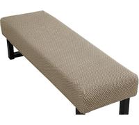 Copri Panca Elastico Antiscivolo per Sala da Pranzo, Fodera per Panca Jacquard Coprente, Copertura per banco Resistente a Macchie e peli di Animali, Rivestimento per Panca da Cucina(B)