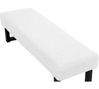 Copri Panca Elastico Antiscivolo per Sala da Pranzo, Fodera per Panca Jacquard Coprente, Copertura per banco Resistente a Macchie e peli di Animali, Rivestimento per Panca da Cucina(A)