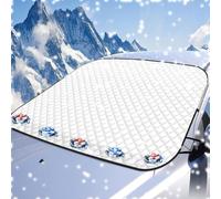 Copri Parabrezza Auto Ghiaccio, 4 Strati Telo Parabrezza Auto Antigelo, Copri Parabrezza per Auto con 5 Magneti, Copri Parabrezza Auto, Antigrandine, Pioggia, Polvere, UV, Ripiegabile 150 * 120cm