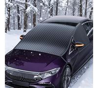 Copri Parabrezza Auto Invernale, con 9 Magneti 6 Cinghie 6 Ganci Copertura Parabrezzas Auto Anti-Ghiaccio Neve UV per SUV/Auto Telo Antighiaccio Parabrezza, Copri Parabrezzas Auto Inverno