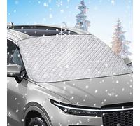 Copri Parabrezza Auto Inverno,Copri Parabrezza Auto,Telo antigrandine per AUTO Ripiegabile,Telo AUto antigrandine,TELO auto Protezione da Foglie,Gelo,Neve,Adatta Maggior Parte di AUTo(177 x141x109cm)