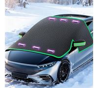 Copri Parabrezza Auto Inverno per Audi A8 S8 Limousine D2 D3 D4 D5, Telo Auto Esterno Antigrandine con Magnete e Gancio Fisso Pieghevoli,B B