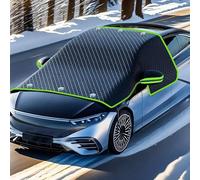 Copri Parabrezza Auto per MG Comet EV 2023 2024 2025, Parabrezza Anteriore Telone Protezione Wrap Cover Protegge Vento Neve Brina UV Ghiaccio,B-Green