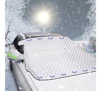 Copri Parabrezza per Auto Inverno, con 10 Magneti, Protezione Antighiaccio, Telo Parabrezza Auto Invernale per Macchina SUV, Contro Neve, Ghiaccio, Gelo, Anti UV