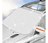 Copri Parabrezza per Auto Inverno, Protezione Parabrezza Antighiaccio ispessito, Antighiaccio, Pioggia, Modello ad aspirazione magnetica113×145CM
