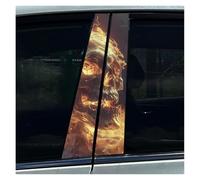 Copri-parasole Fai Da Te Per Colonna Centrale Auto Con Motivo A Testa Di Morto Adesivi Per Auto Decorazioni A Fumetti Graffi Autoadesivi fai da te(Type B)