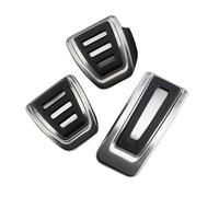 copri pedale freno Compatibile con Polo 2017 2018 2019 2020 2021 2022 protezione per pedale del freno a gas automatico in acciaio inox.(MT Without Rest)