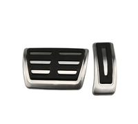 copri pedale freno Compatibile con Q7 SQ7 2016-2021 Accessori auto Piastra di copertura del pedale del poggiapiedi del freno del gas del carburante(AT without Rest)